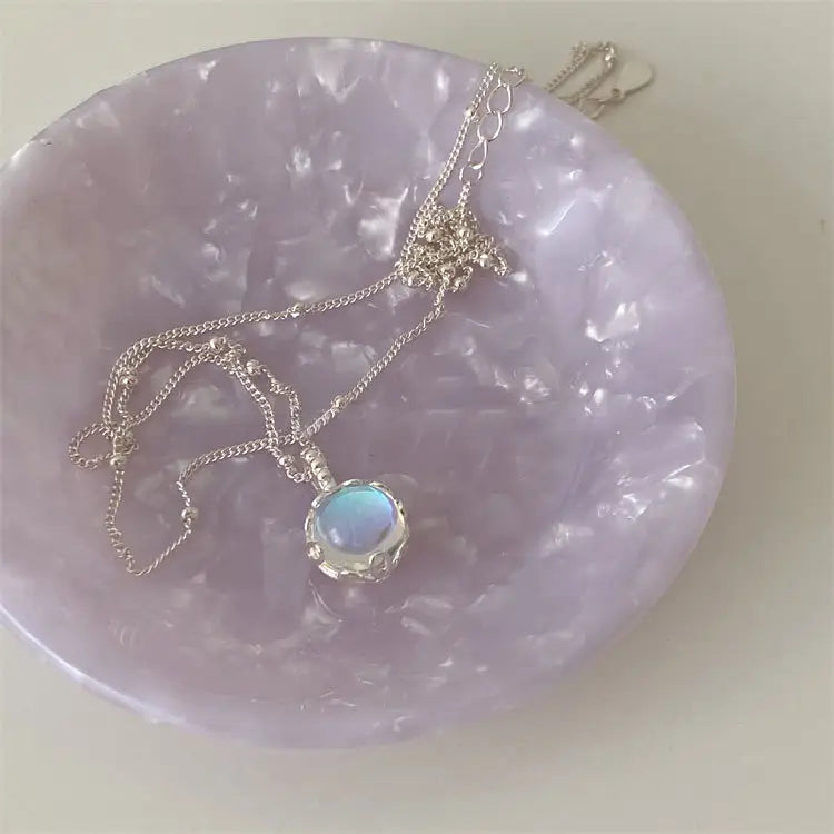 Collier en pierre de lune en or