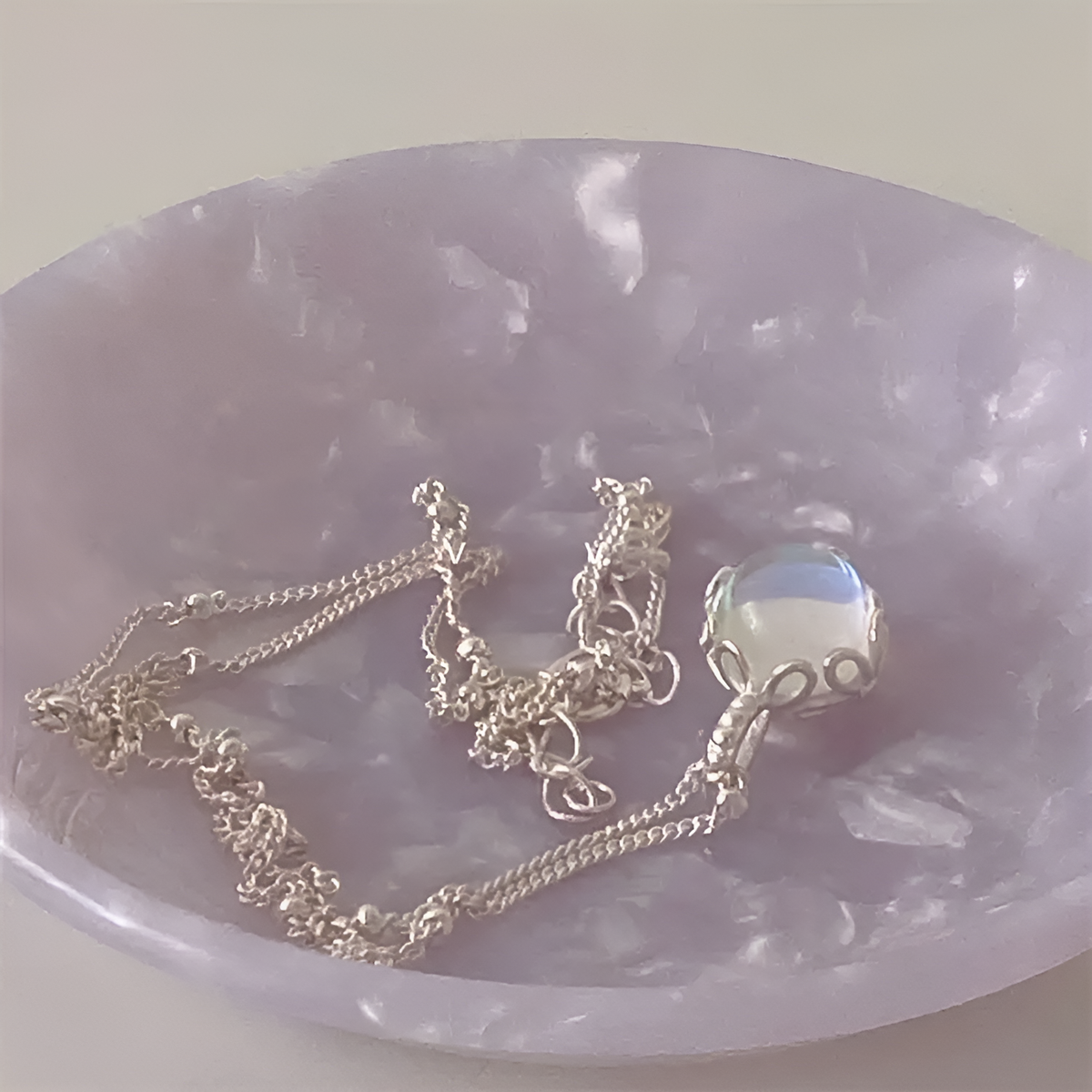 Collier en pierre de lune en or