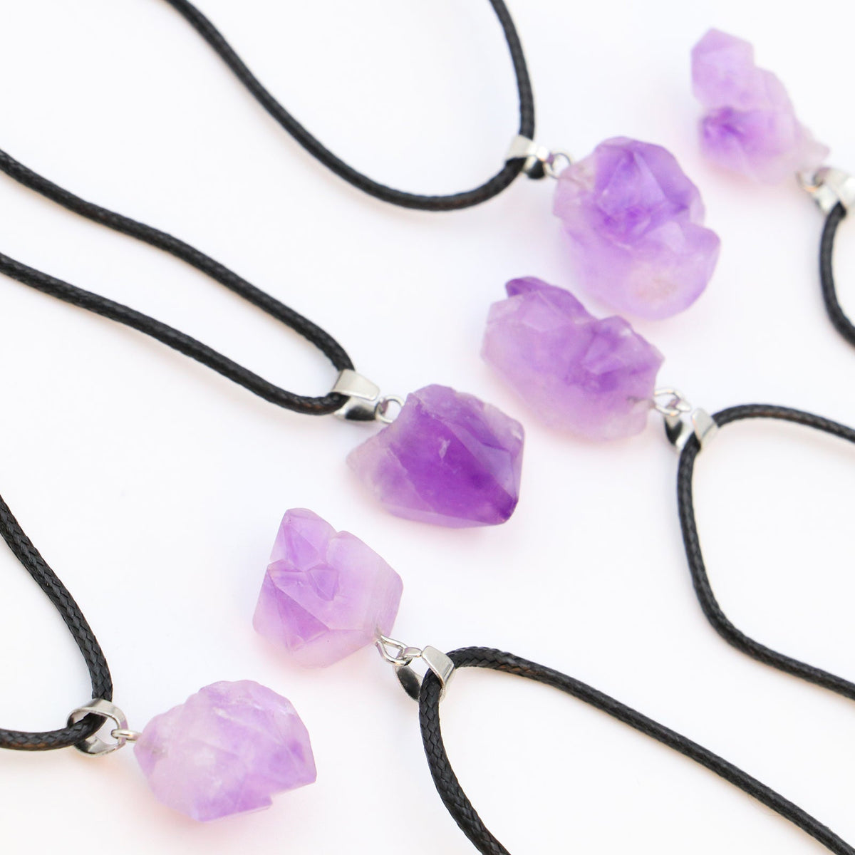 Collier en quartz rose en or