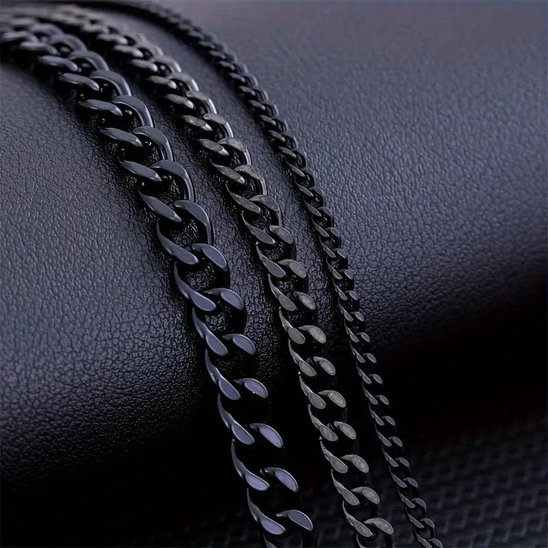 Collier minimaliste avec chaîne cubaine pour hommes