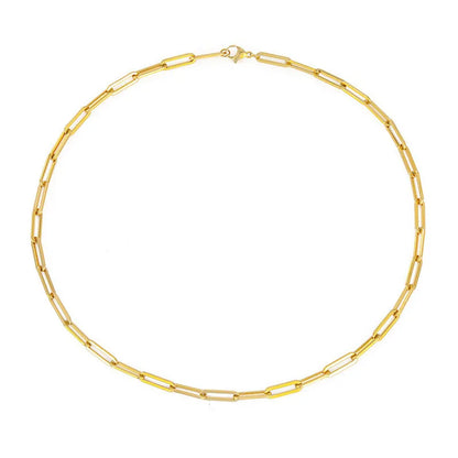 Collier pour femmes avec chaîne en acier