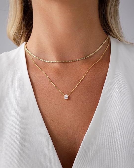 Collier superposé auréole en or