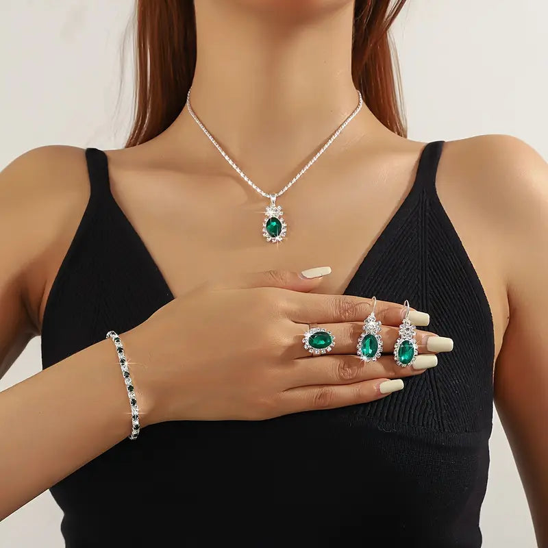 Ensemble de bijoux Seloria Grévalle en or blanc