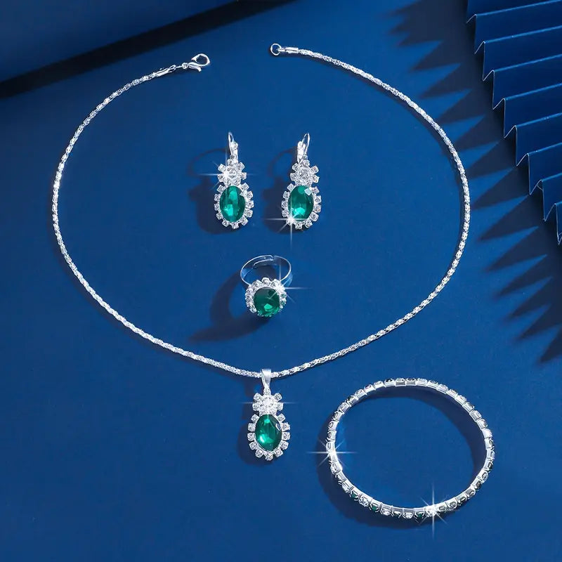 Ensemble de bijoux Seloria Grévalle en or blanc