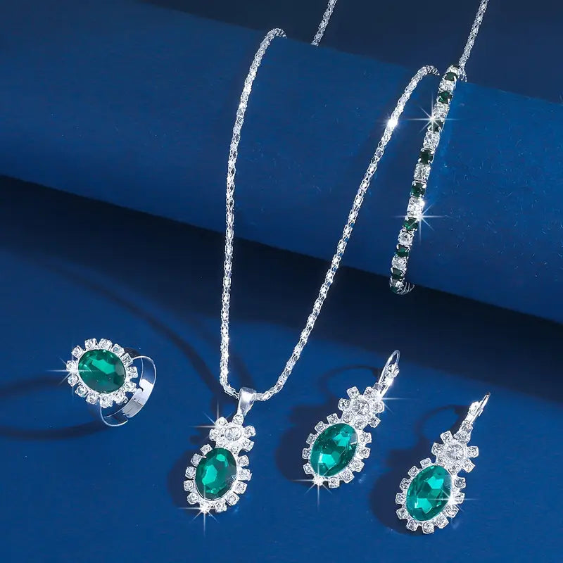 Ensemble de bijoux Seloria Grévalle en or blanc
