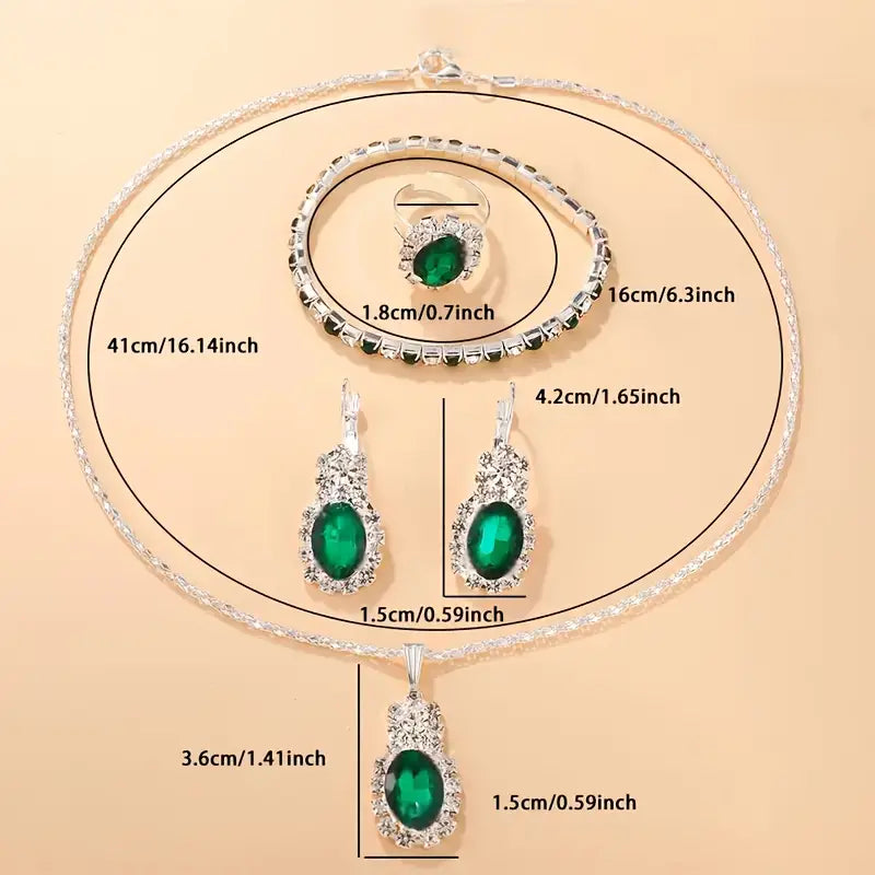 Ensemble de bijoux Seloria Grévalle en or blanc