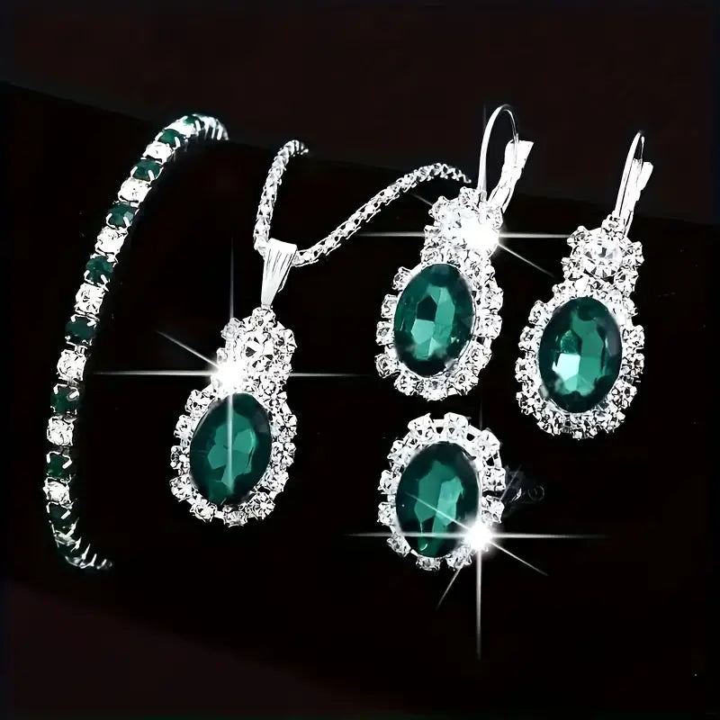 Ensemble de bijoux Seloria Grévalle en or blanc