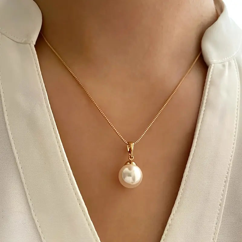 Ensemble de bijoux en perles en or