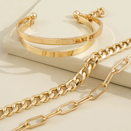 Ensemble de Bracelets Harmonie Dorée