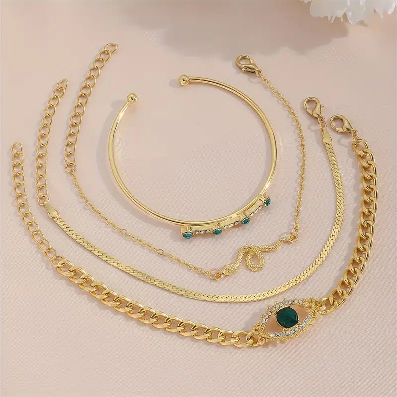 Ensemble de bracelets Serpina Veyra en or
