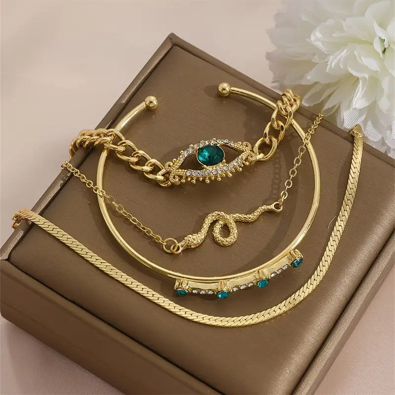 Ensemble de bracelets Serpina Veyra en or
