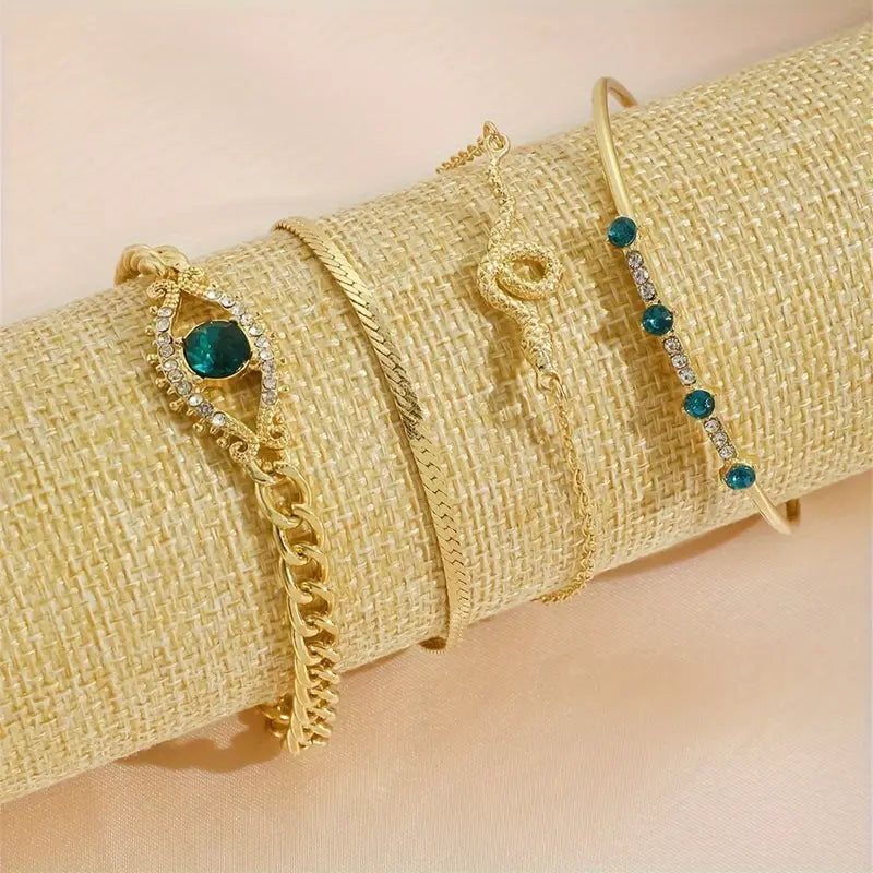 Ensemble de bracelets Serpina Veyra en or