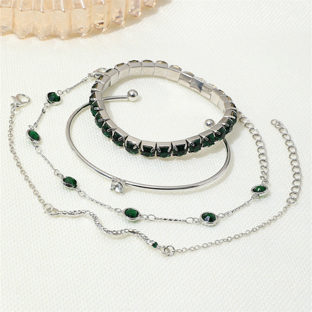 Ensemble de bracelets Sorina Fontenay en or blanc