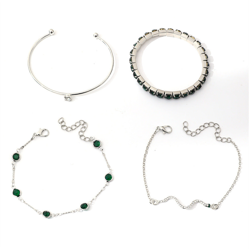 Ensemble de bracelets Sorina Fontenay en or blanc