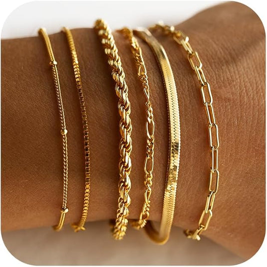 Ensemble de bracelets Isabelle Vernet | Or