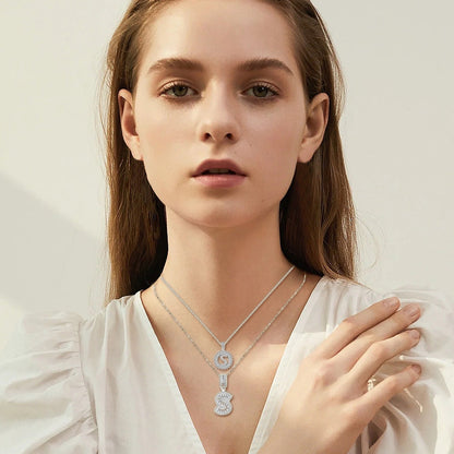Ensemble de colliers avec initiales