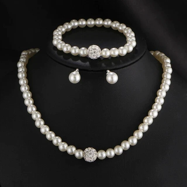 Ensemble de perles élégantes en or
