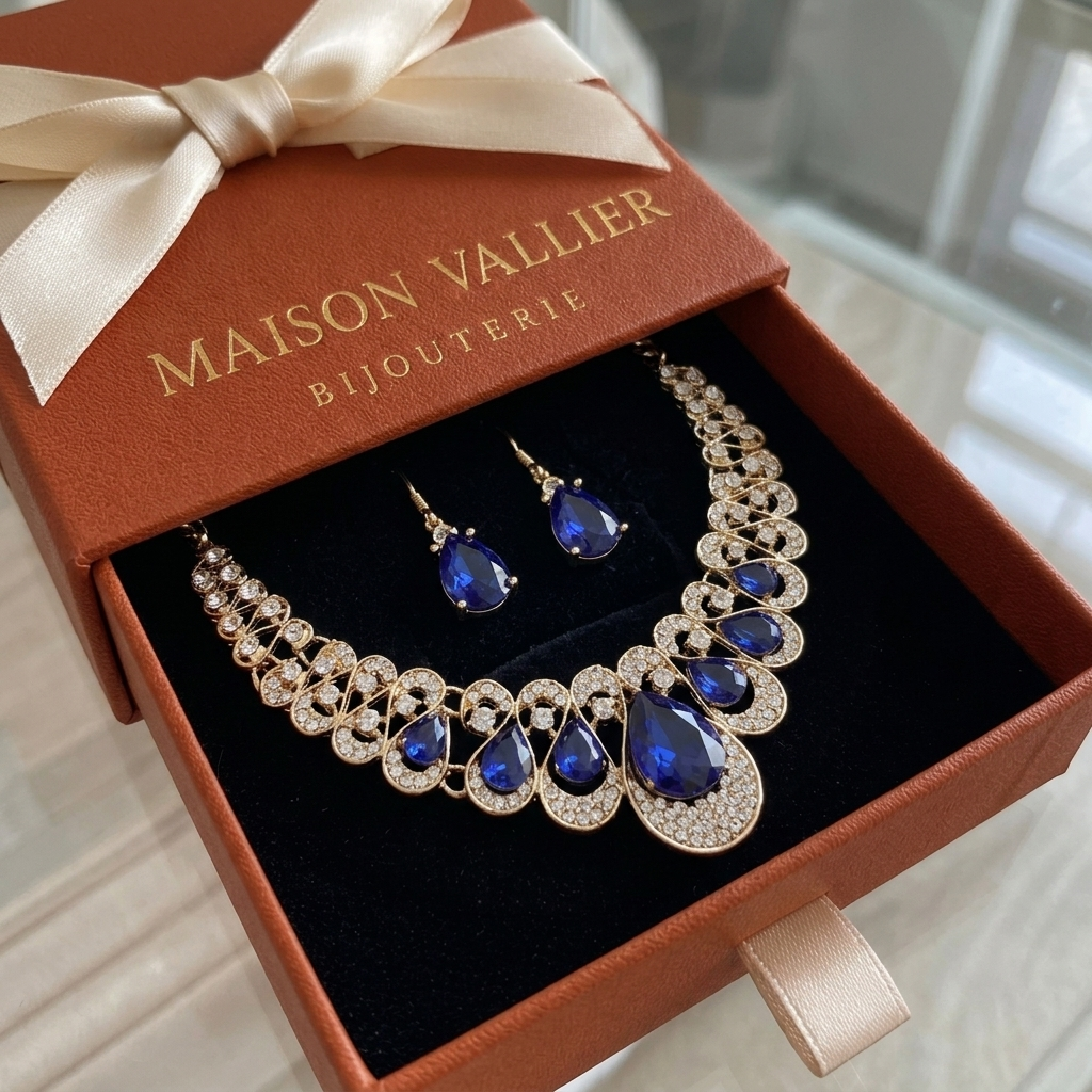 Ensemble de bijoux Maévina Zaphir en or
