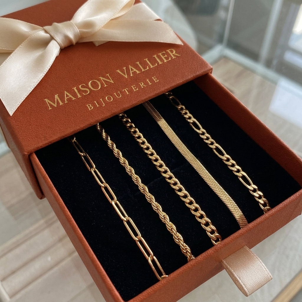 Ensemble de bracelets Ellis Renier en or