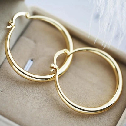 Grandes Boucles d'Oreilles en Forme de Anneau