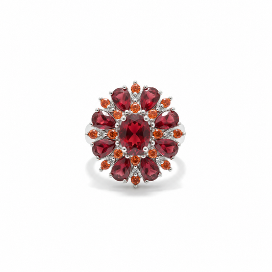 Bague pétale écarlate | Or