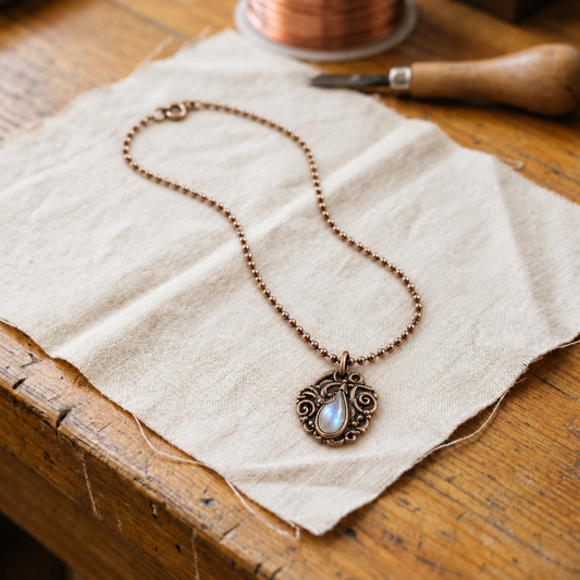Collier en cuivre Eulalie