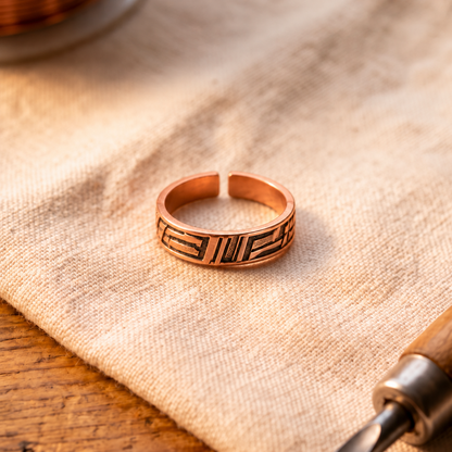 Bague en cuivre Geneviève