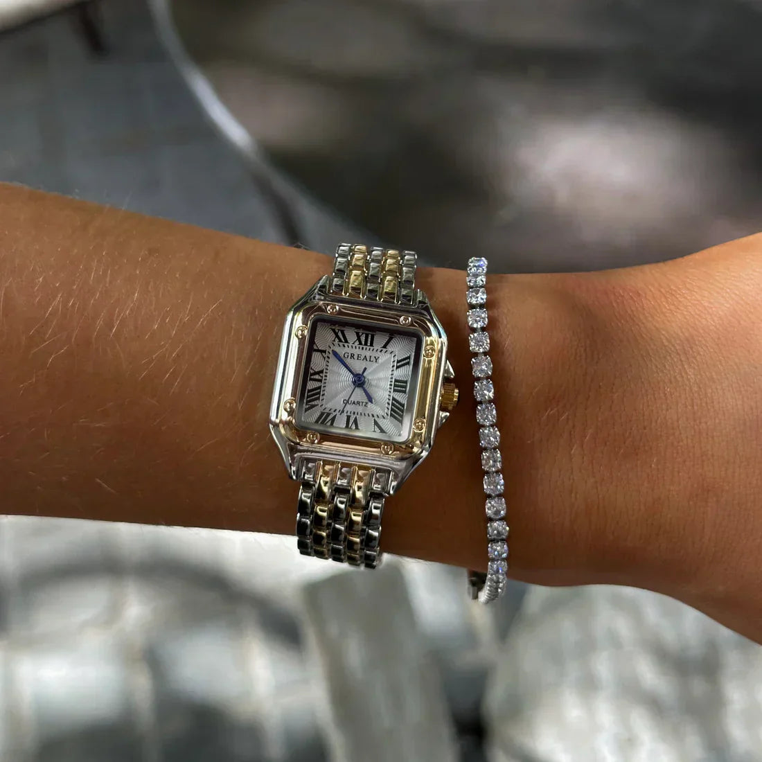 Montre Fienna en or blanc