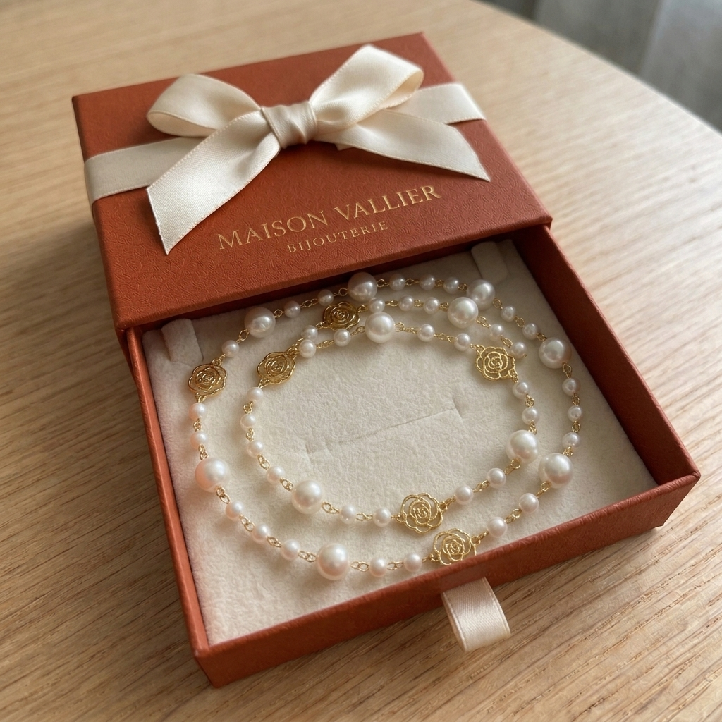 Collier élégant avec petite perle | Or