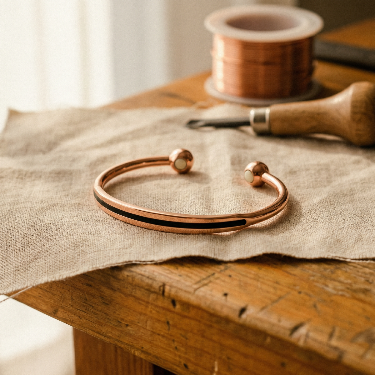 Bracelet en cuivre Veine