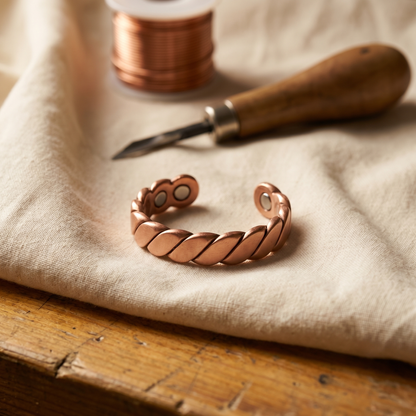 Bague en cuivre Sommet