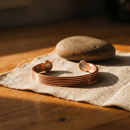 Bracelet en cuivre Arête