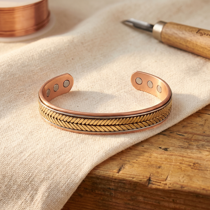 Bracelet en cuivre Moisson