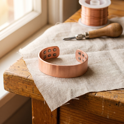 Bracelet en cuivre Enclume