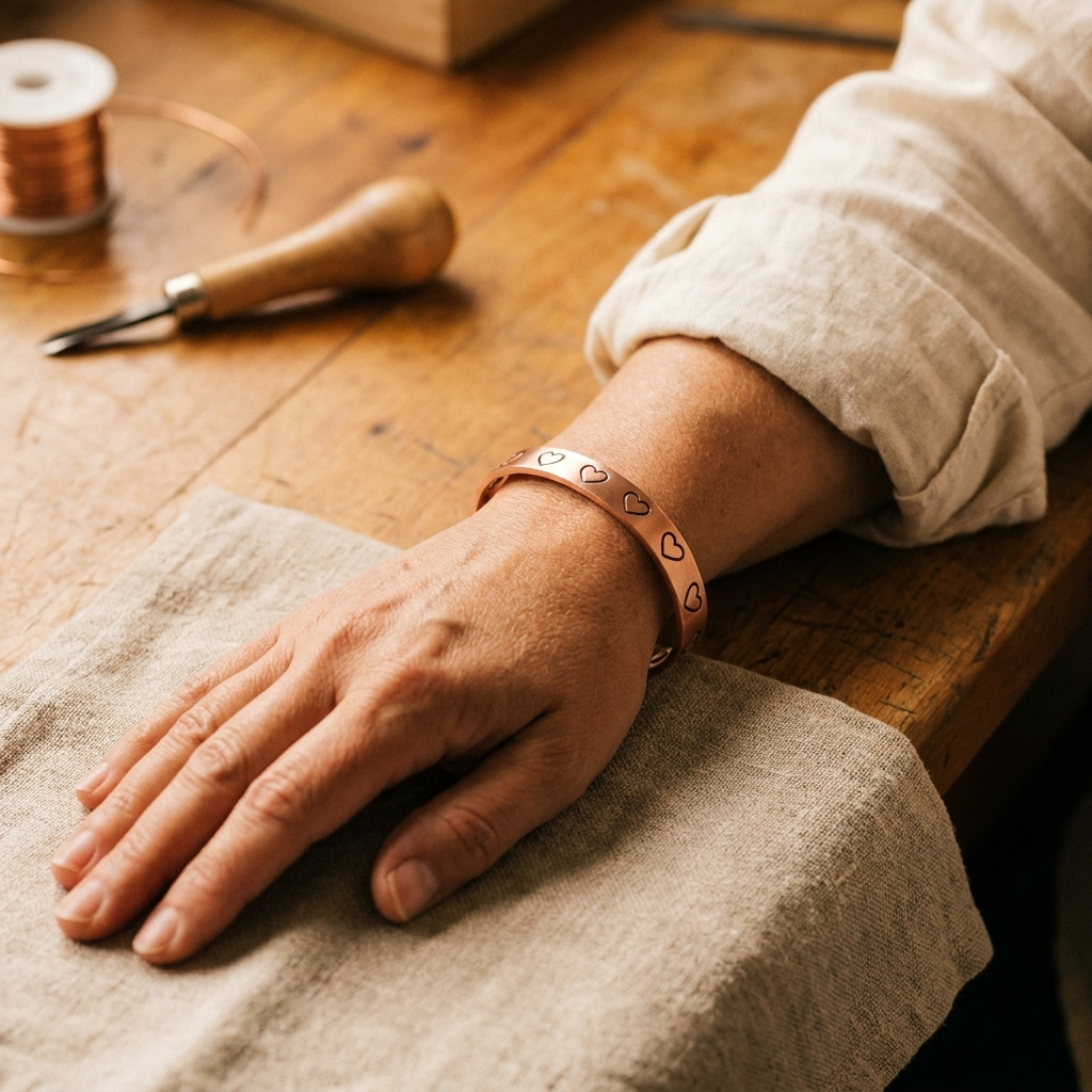 Bracelet en cuivre Âtre