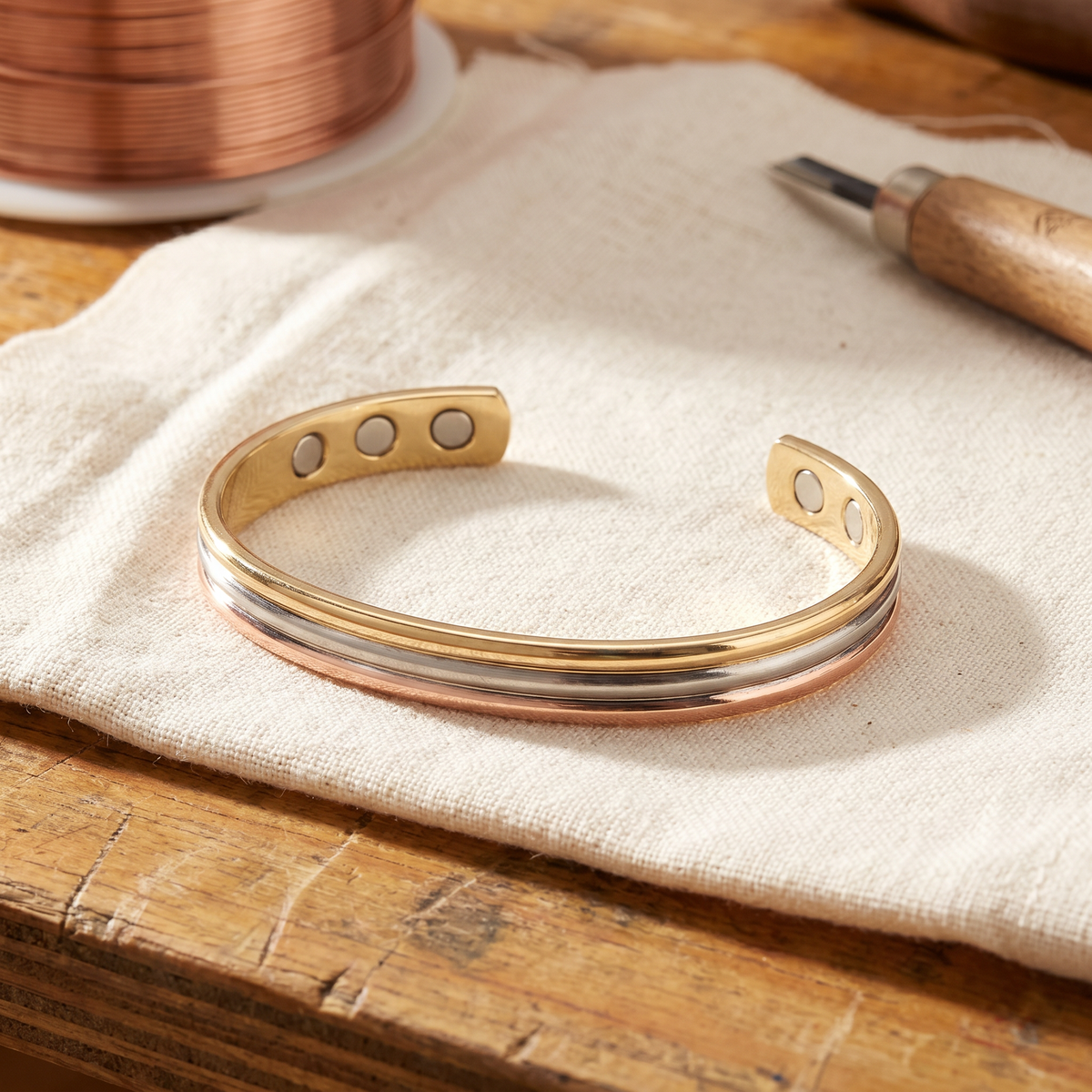Bracelet en cuivre Roche