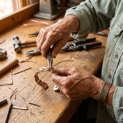 Bracelet en cuivre Marais