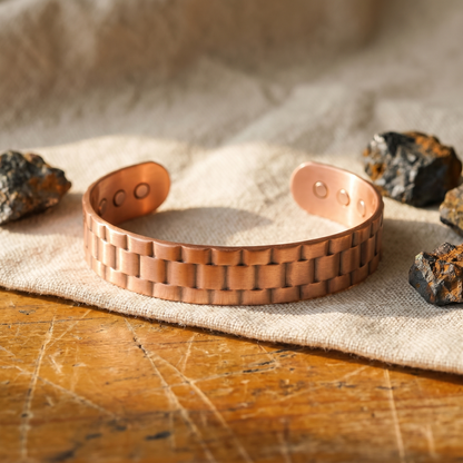 Bracelet homme en cuivre Minerai
