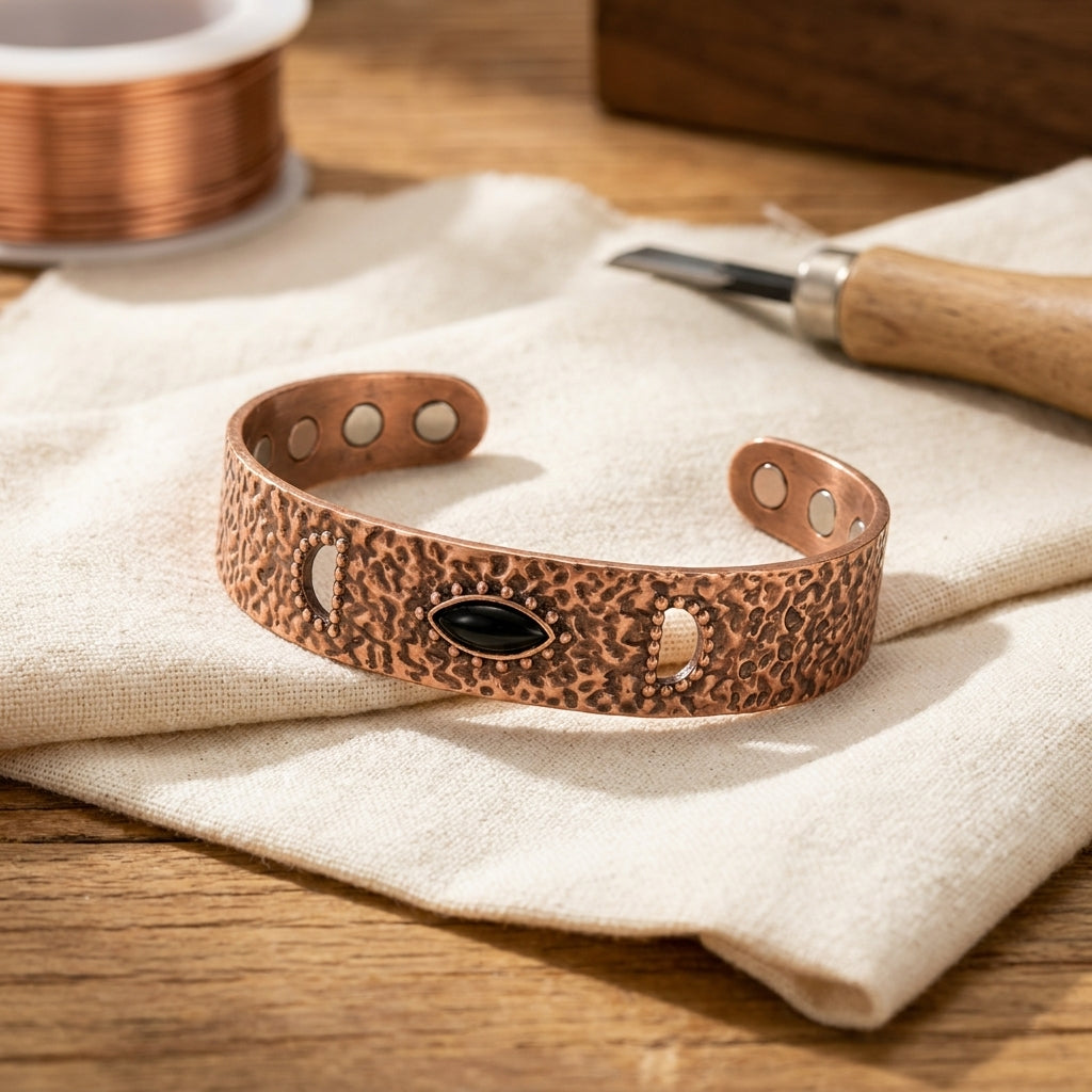 Bracelet en cuivre Brouillard