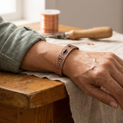 Bracelet en cuivre Brouillard