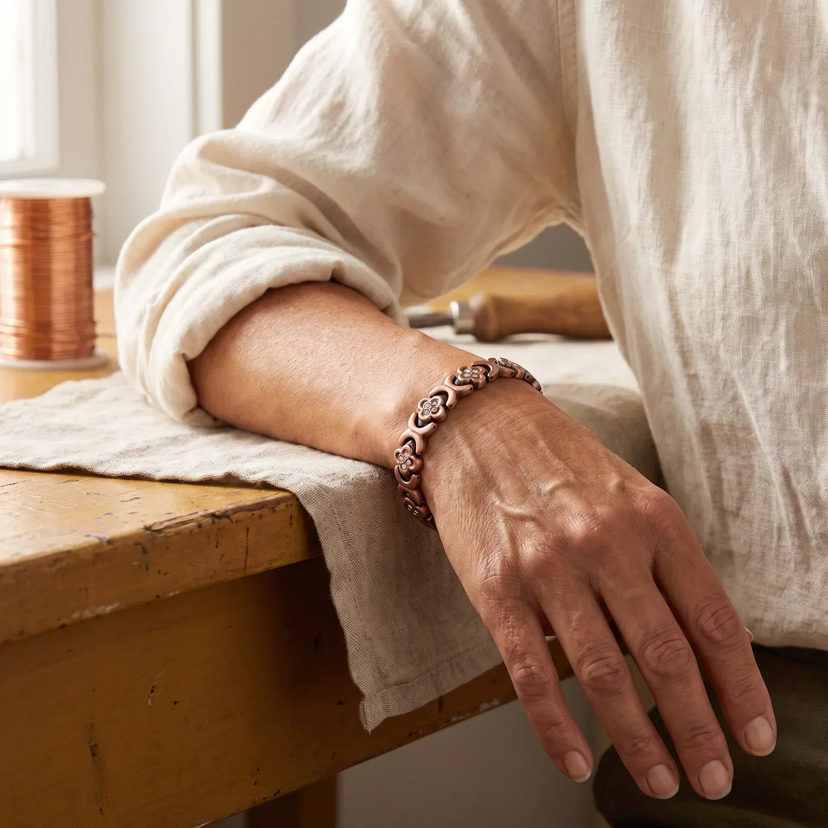 Bracelet en cuivre Quille