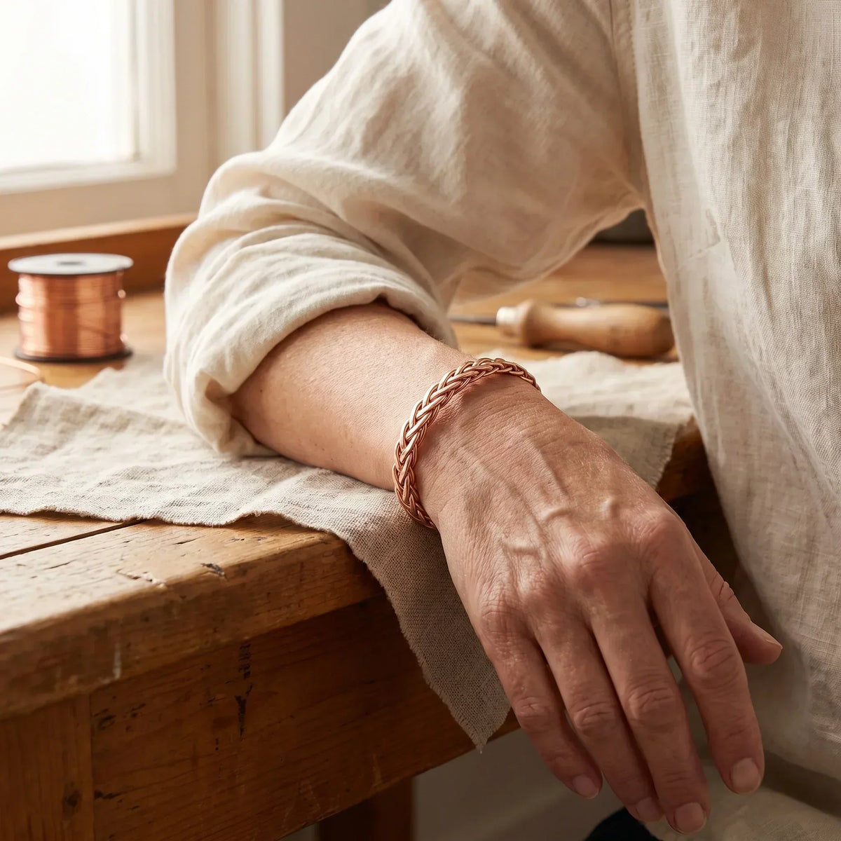 Bracelet en cuivre Mûre