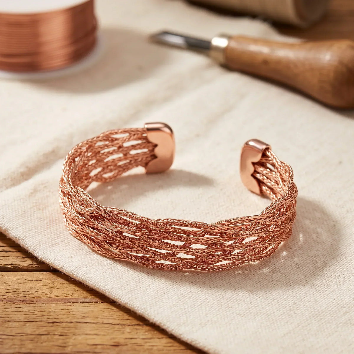 Bracelet en cuivre Élan
