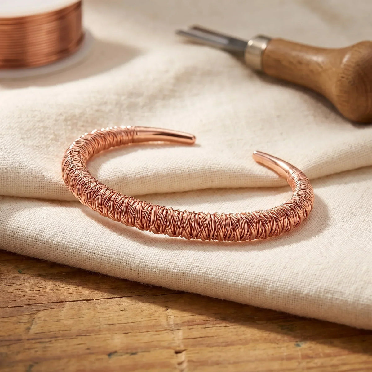 Bracelet en cuivre Fjord